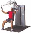 Body Solid DPEC-SF, Двухпозиционный тренажёр для грудных и дельтовидных мышц, серия Pro Dual Line