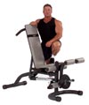 Body Solid FID46, Скамья универсальная регулируемая с керлом для ног, серия Utility Benches
