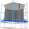 EVO Jump Батут 10 футов с внутренней сеткой и лестницей (синий), Internal 10ft Blue