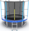 EVO Jump Батут 8 футов с внутренней сеткой и лестницей (синий), Internal 8ft Blue