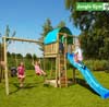 Jungle Gym Детский игровой комплекс Jungle Gym Villa + Swing Module Xtra