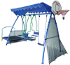Kogee Tramps Детский уличный игровой комплекс 5 в 1, SPSE-2400-ABCTR-3