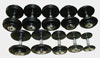Matrix FDS-2.5-25kg, Гантельный ряд обрезиненный, Matrix, 10 пар от 2,5 кг до 25 кг